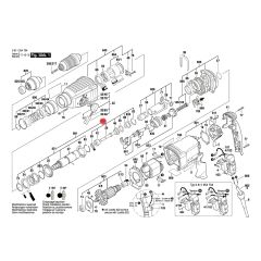 กระบอกลูกสูบ ชุด GBH2-26DFR 1617000V43 Bosch