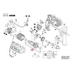 ทุ่น GSB10RE GSB13RE 2609120232 Bosch