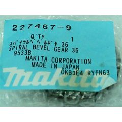 Spiral Bevel Gear 36 9533B(19) 227467-9 Makita