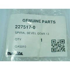 Spiral Bevel Gear 13 GA5010(7) 5020 227517-0 Makita