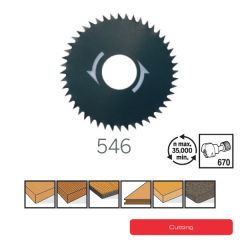 ใบเลื่อยคาร์บอนสตีล 546 CH Dremel