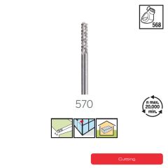 ดอกลบยาแนว 1/8" 570 US Dremel