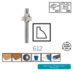 ดอกเซาะร่อง 3/32" 612 CN Dremel