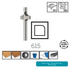 ดอกเซาะร่องแกน 3.2mm 615 CN Dremel