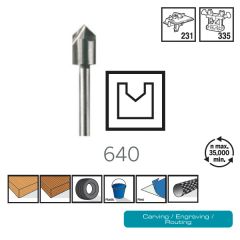 ดอกเซาะร่อง 6.4mm 640 CN Dremel