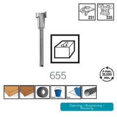 ดอกเซาะร่องตรง 7.9mm 655 CN Dremel