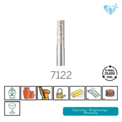 ดอกแกะสลักเพชร 3/32" 2.4mm 7122 IL Dremel