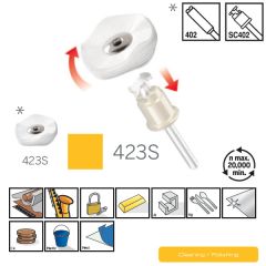 ผ้าขัดเงา 1" EZ423 DE Dremel