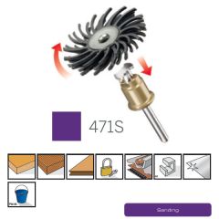 ดอกขัดเงายาง EZ Lock 471SA DE Dremel