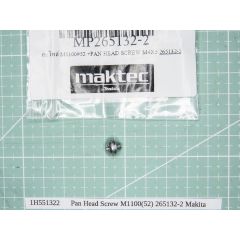 Pan Head Screw M1100(52) 265132-2 Makita